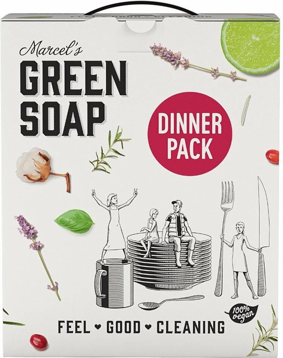 Marcel's Green Soap Dinner Pack - 1 X 1 Box - Afbeelding 4