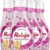 Robijn Summer Pink Wasverzachter - 4 X 30 Wasbeurten - Voordeelverpakking